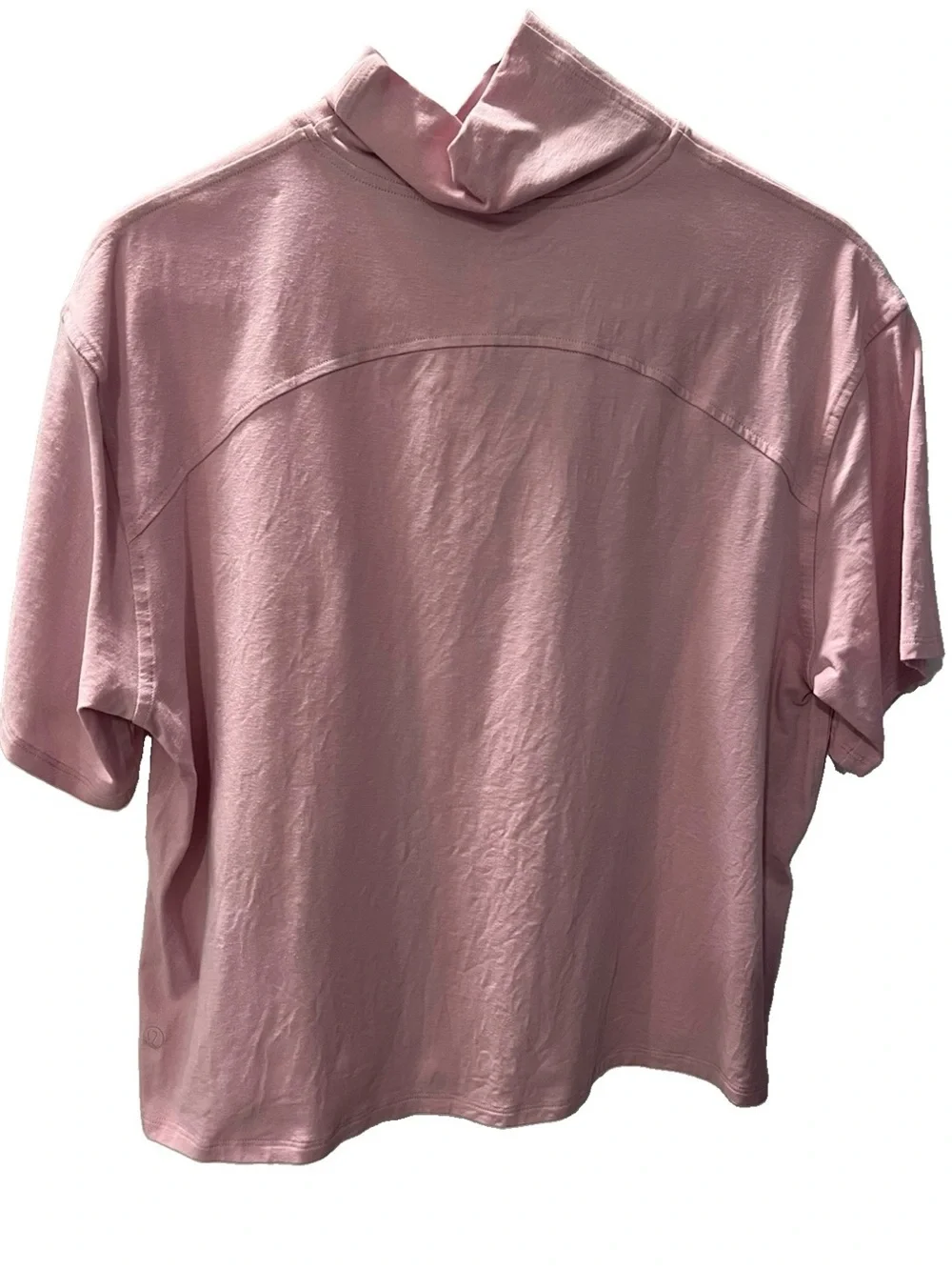 Lululemon Relaxed-Fit Cotton-Blend Mockneck T-Shirt